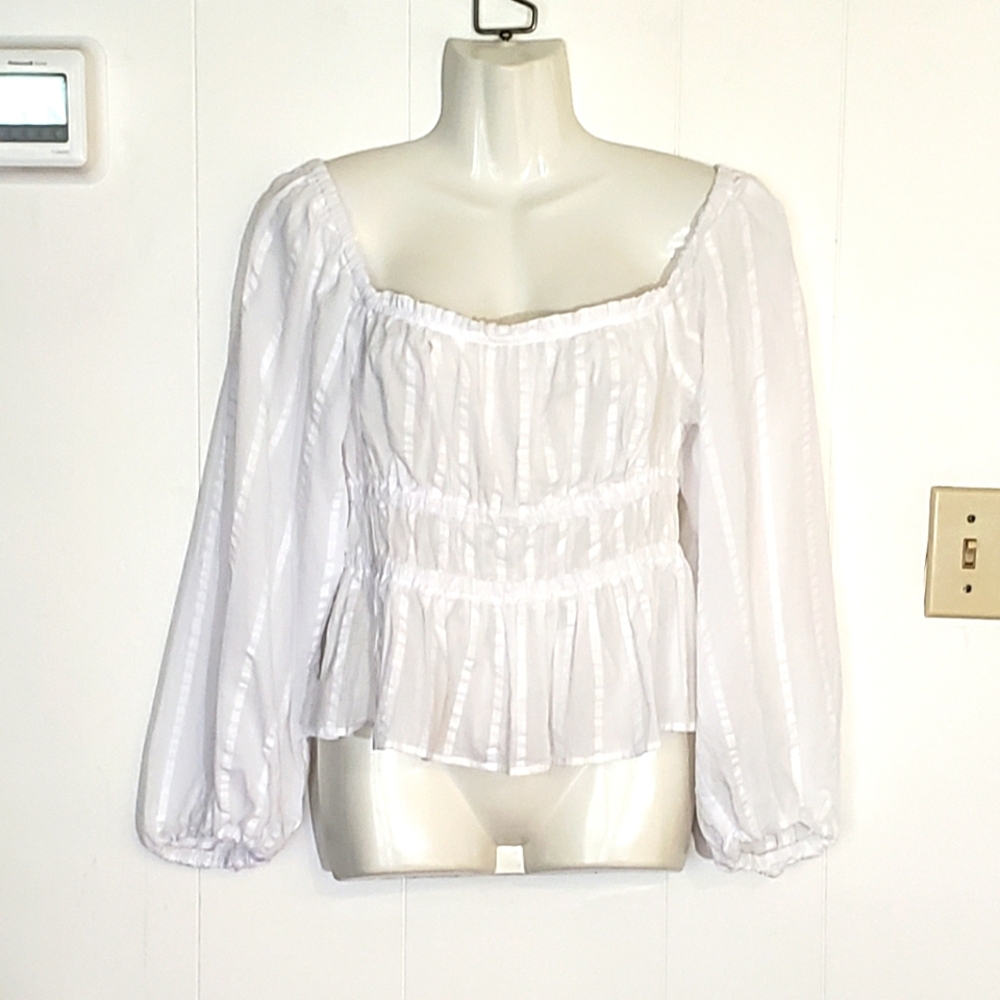 J Crew Peplum Style Top